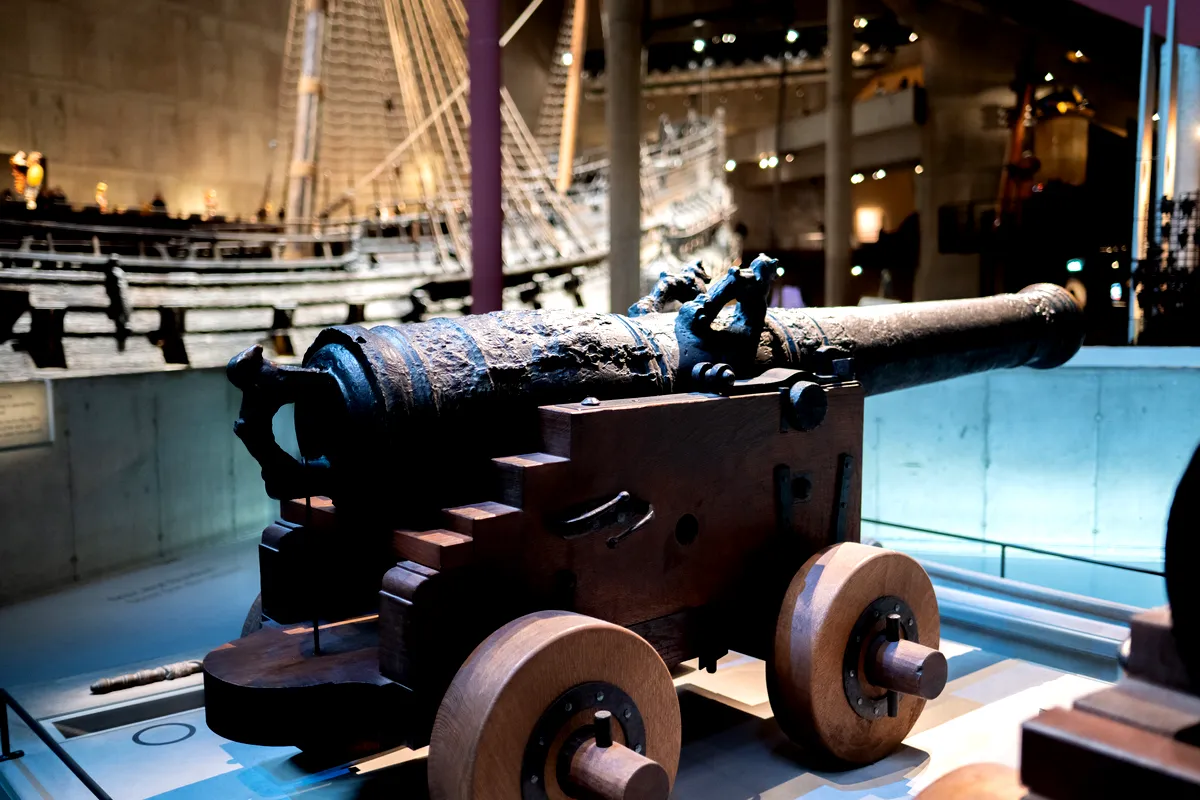 Innenansicht des Vasa-Museums