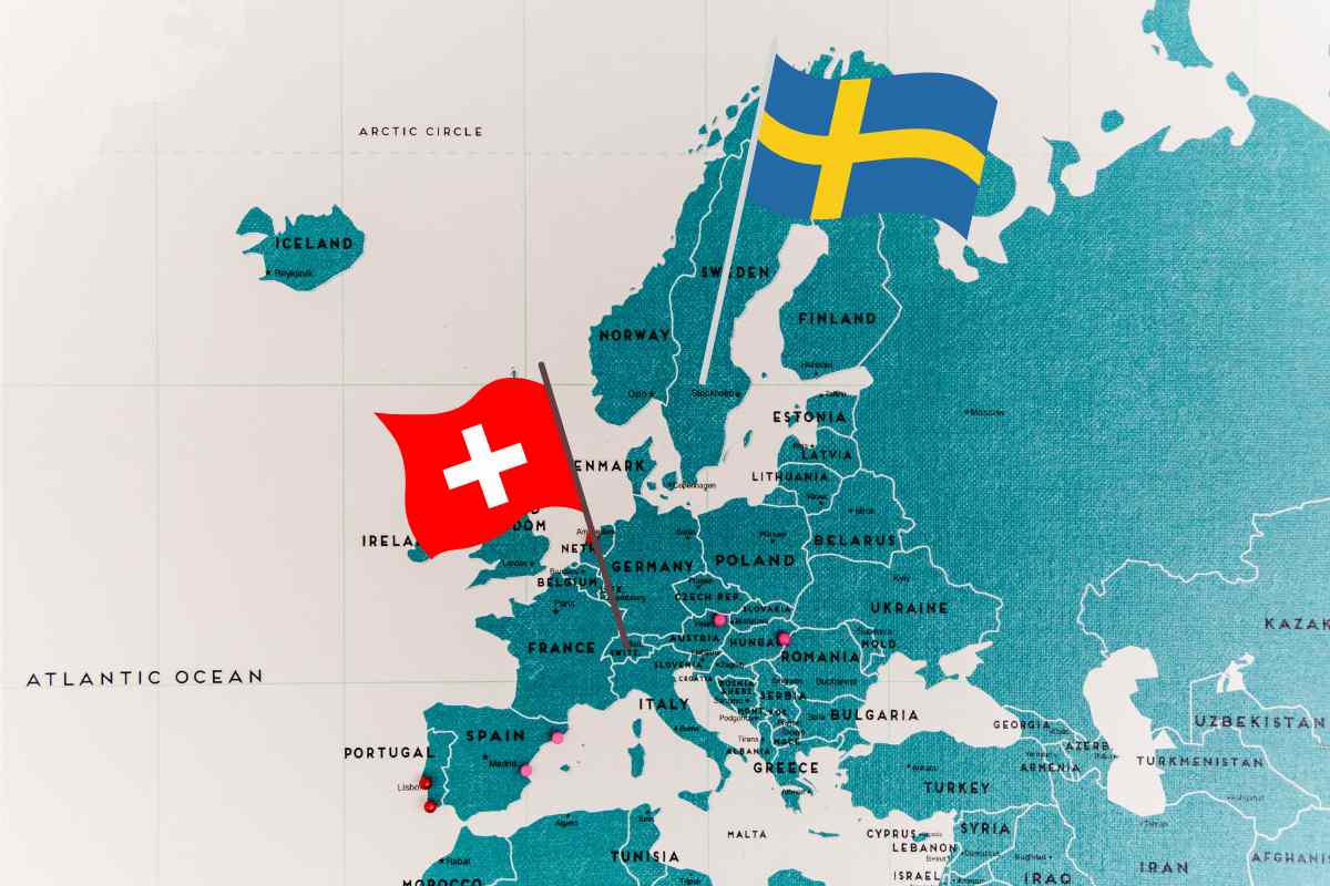 Sweden vs Switzerland location