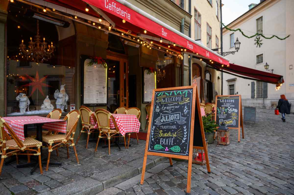 Julbord Christmas buffet in Stockholm